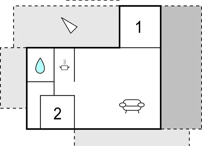 Two-bedroom In Casa de Férias